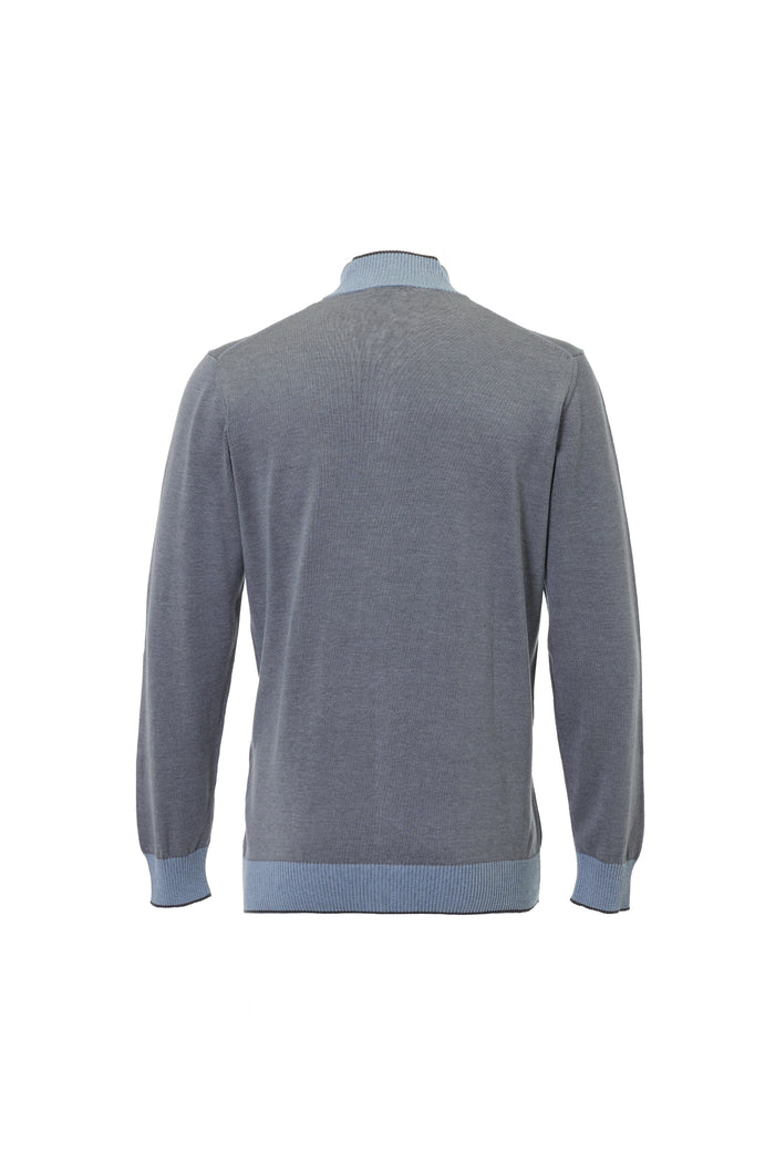 The Four-Tone Meridian Melange Light Grey Cardigan