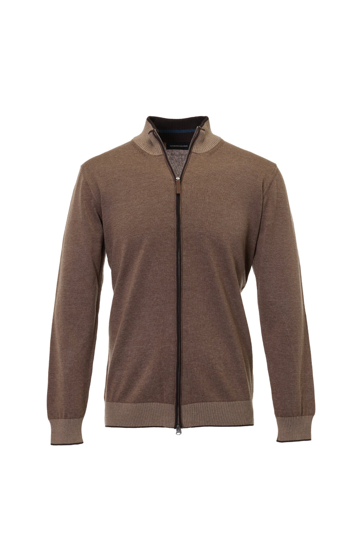 The Four-Tone Meridian Melange Vizon Cardigan