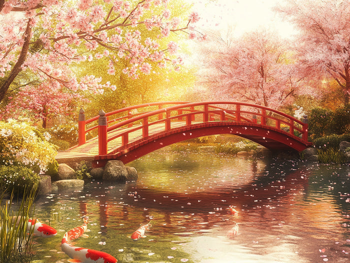 The Golden Hour at Blossom Bridge