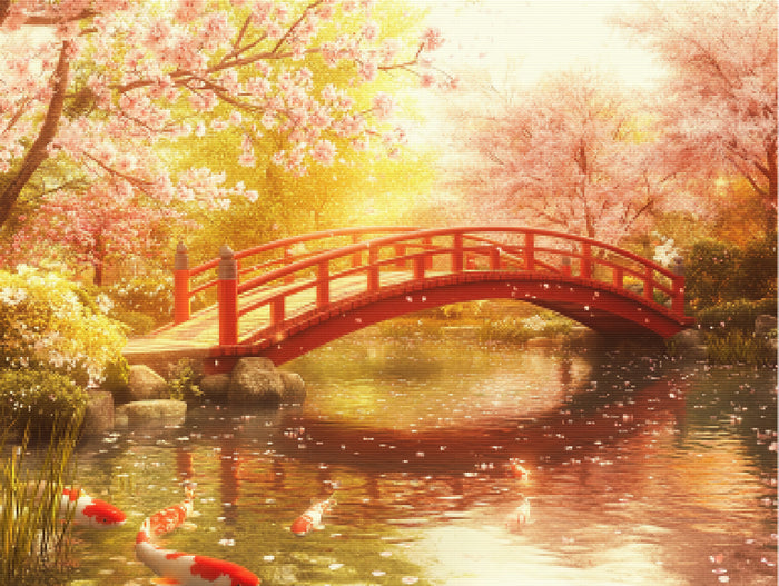 The Golden Hour at Blossom Bridge