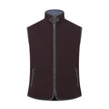 The Performance Stretch Quilted Vest in Aubergine