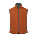The Performance Stretch Quilted Vest in Pumpkin