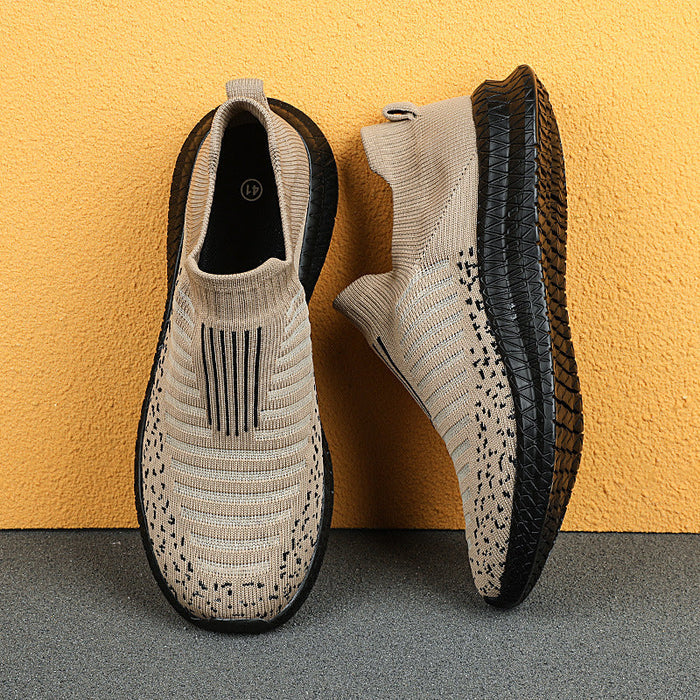 Tiosebon Men's Plus Size Slip-On Sneakers
