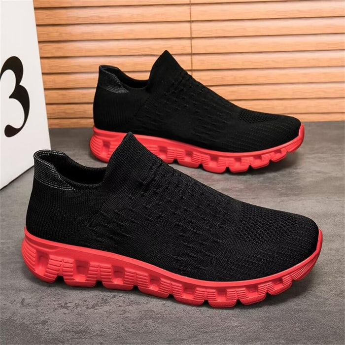 Tiosebon  Unisex Mesh Breathable  Casual Non Slip Flat Sports Sneakers