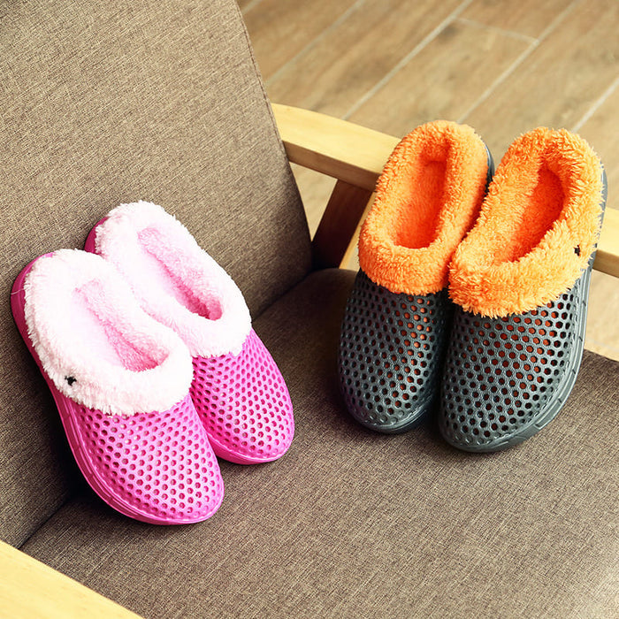 Tiosebon Unisex  Winter Fuzzy Slippers