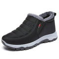 Tiosebon Women's Fuzzy Anti-Slip Boots-Black
