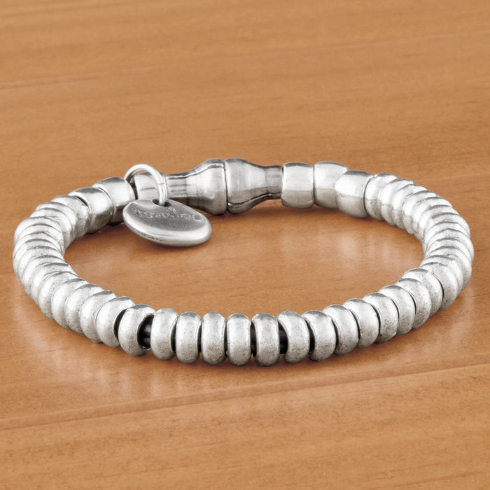 Trades By Haim Shahar Beaded-Leather Stack Bracelet