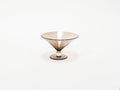 Transparent Brown Martini Glass