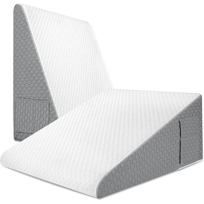 Coussin triangulaire en forme d'oreiller pour soutien lombaire et dorsal, marque eprolo, confort pour le dos et la posture.