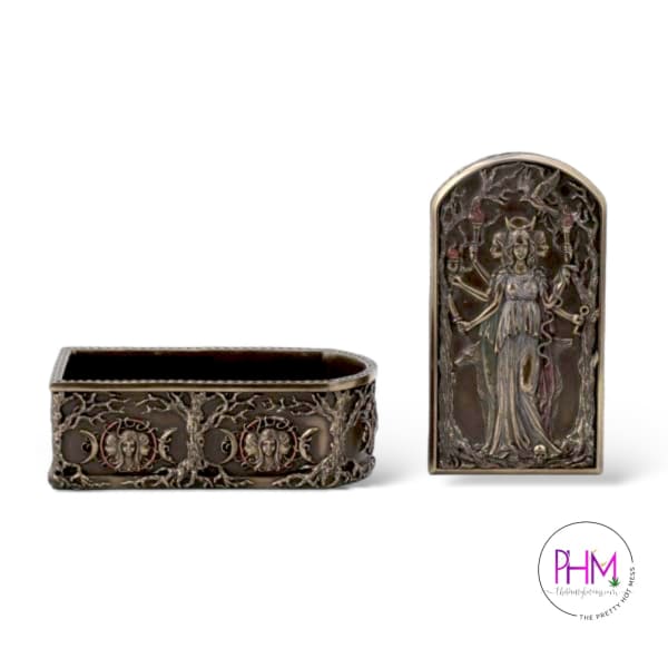 Triple Goddess Hecate Sacred Trinket Box - Gifts