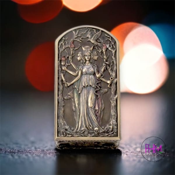 Triple Goddess Hecate Sacred Trinket Box - Gifts