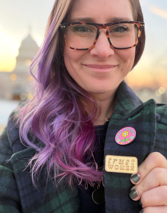 Trust Women Pin