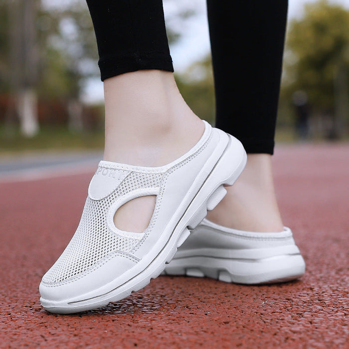 Unisex Casual Plus Size Half Slippers