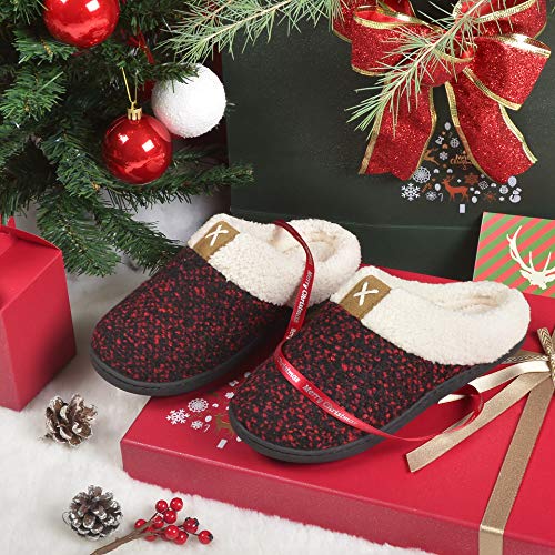 Unisex Cozy Memory Foam House Slippers