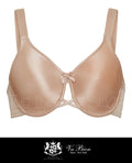 Va Bien 601 Satin Seamless Underwire Bra Nude