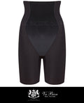 Va Bien VB3757 Satin Front Firm Control Leg Shaper Black