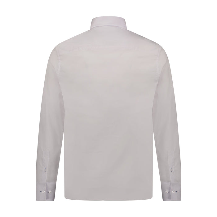 White on White Solid Long Sleeve Shirt