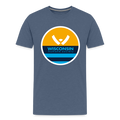 WHS x MKE Flag Kids' Premium T-Shirt - heather blue
