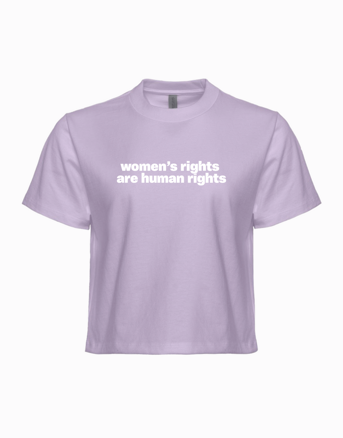 Women's Rights are Human Rights Crop Tee