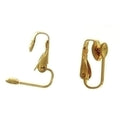 X CLIP-ON DISH EARRINGS (12 PAIR)