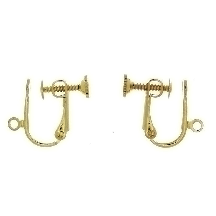 X SCREW BACK FLAT EARRINGS (12 PAIR)
