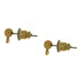 X STUD BALL & LOOP EARRINGS (12 PAIRS)
