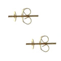 X STUD PEG EARRINGS (12 PAIR)