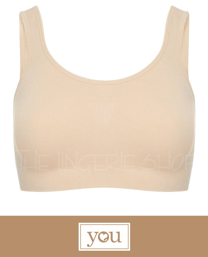 You 100-301 Seamless Beginners Sports Bra With Wide Straps