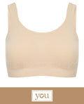 You 100-301 Seamless Beginners Sports Bra With Wide Straps