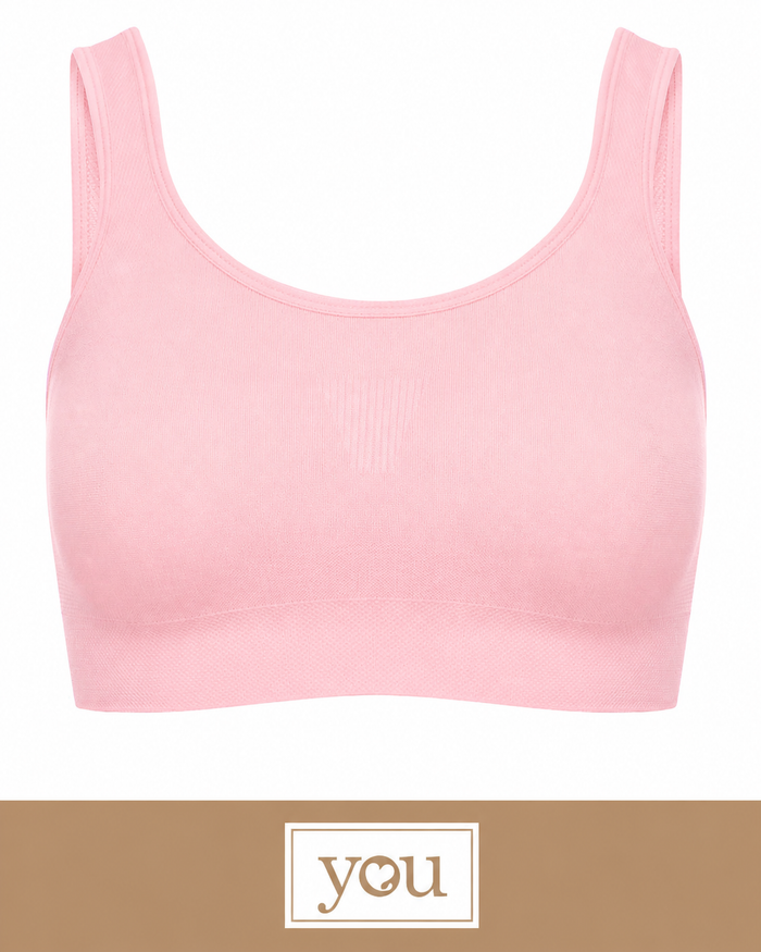 You 100-301 Seamless Beginners Sports Bra With Wide Straps