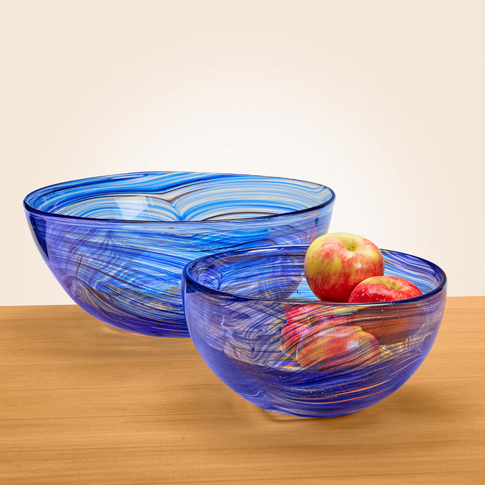 Zodax Delphine Art Glass Bowls